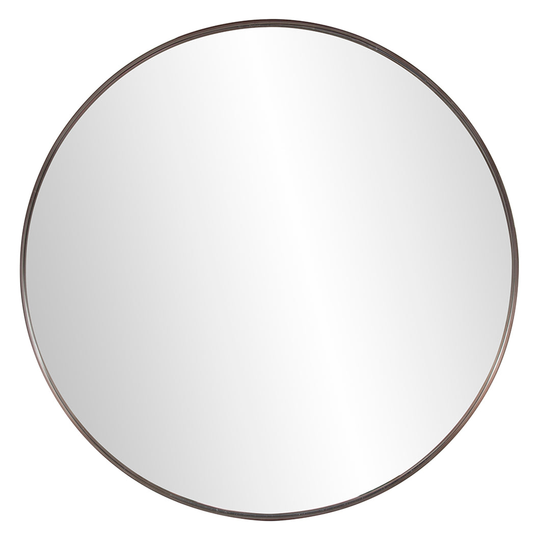 Steele Brass Round Mirror 36