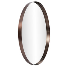 Load image into Gallery viewer, Steele Brass Round Mirror 36&quot;
