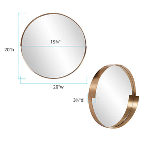 Intrepid Round Mirror 20"
