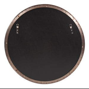 Copenhagen Round Brass Mirror 30"