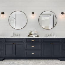 Load image into Gallery viewer, Copenhagen Round Brass Mirror 30&quot;
