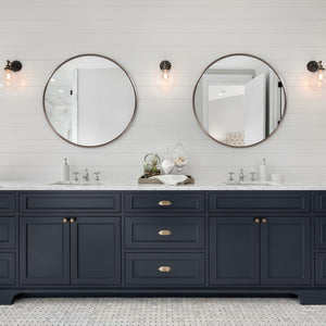 Copenhagen Round Brass Mirror 30"