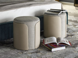 Camille Round Ottoman